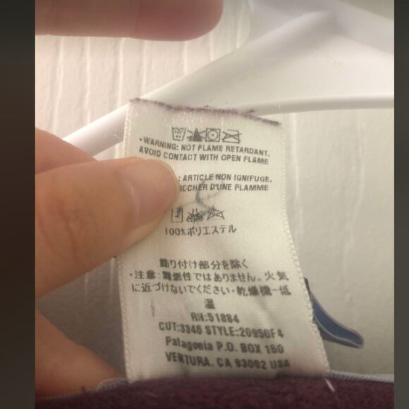 Patagonia Women's Plush Synchilla Hoody Full Zip Hoodie Jacket Sz M - Picture 3 of 6